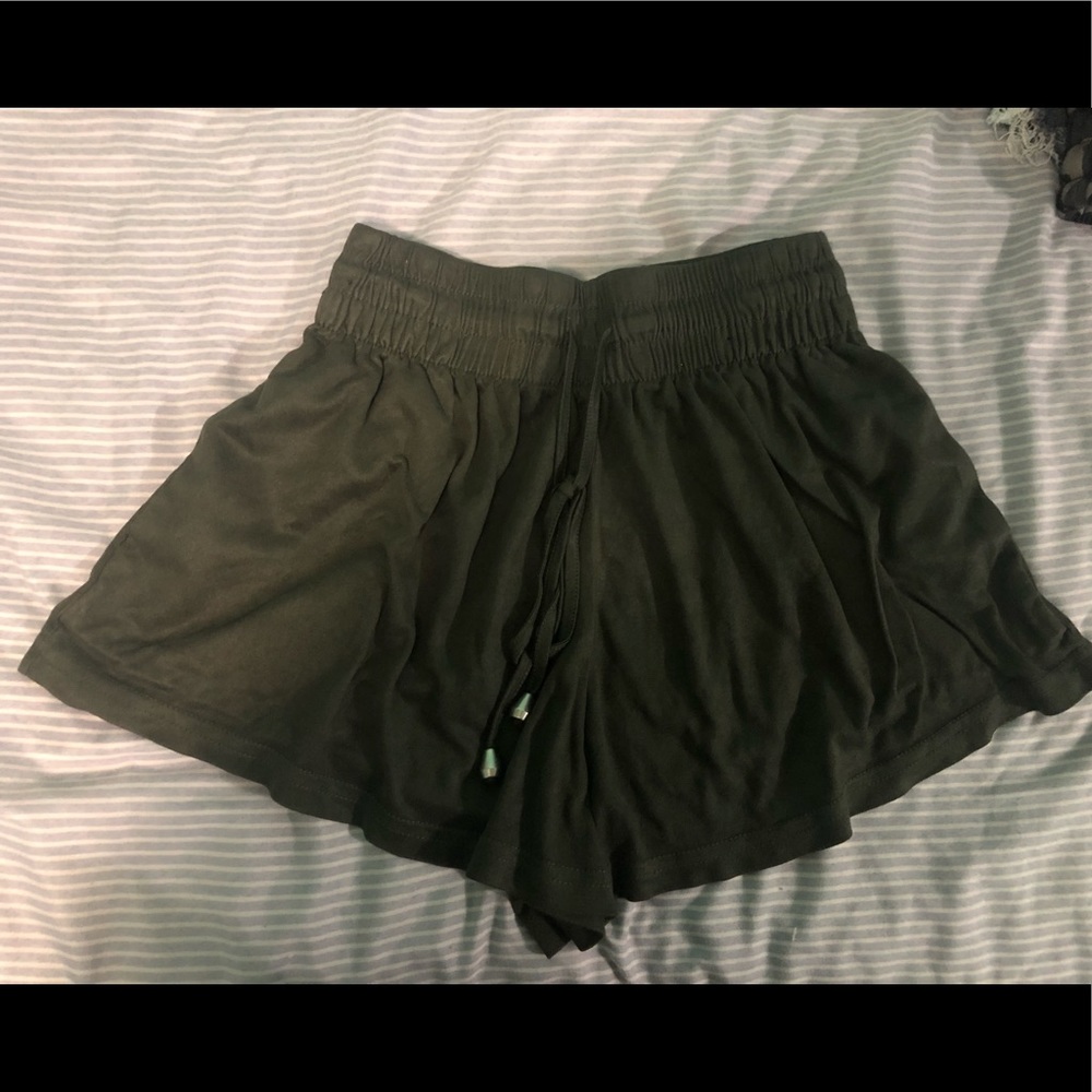 Green shorts